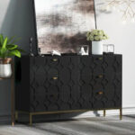 Wooden Storage 6 Drawer Double Dresser for Bedroom - Image 19