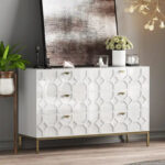 Wooden Storage 6 Drawer Double Dresser for Bedroom - Image 7