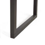 Joliet Live Edge Distressed Cherry and Ebony Console Bar Table - Image 5