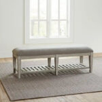 Heartland Antique White Tobacco Bed Bench - Image 7
