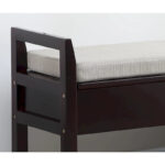 Jessup Espresso Storage Shoe Bench - Image 5