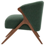 Florence Vintage Mid-century Low-profile Accent Chair - Image 11
