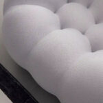 2-Seat Bubble Curved Lazy Sofa Honeycomb Shaped with 3D Textile Fabric for Living Room - Image 14