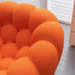 2-Seat Bubble Curved Lazy Sofa Honeycomb Shaped with 3D Textile Fabric for Living Room - Image 21