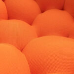 2-Seat Bubble Curved Lazy Sofa Honeycomb Shaped with 3D Textile Fabric for Living Room - Image 22