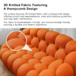2-Seat Bubble Curved Lazy Sofa Honeycomb Shaped with 3D Textile Fabric for Living Room - Image 26
