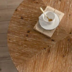31.29 Modern Retro Splicing Round Coffee Table - Image 16