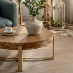 31.29 Modern Retro Splicing Round Coffee Table - Image 21