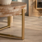 31.29 Modern Retro Splicing Round Coffee Table - Image 27
