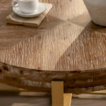 31.29 Modern Retro Splicing Round Coffee Table - Image 29