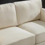 Modern Double Arm Sofa,Deep Seat Couch,Pillowed Back Cushions,Durable Upholstered Fabric - Image 16