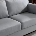 Modern Double Arm Sofa,Deep Seat Couch,Pillowed Back Cushions,Durable Upholstered Fabric - Image 25