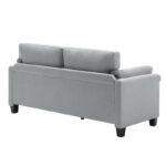 Modern Double Arm Sofa,Deep Seat Couch,Pillowed Back Cushions,Durable Upholstered Fabric - Image 29
