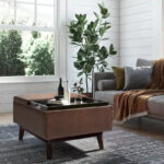 34 inch Wide Mid Century Modern Rectangle Table Ottoman - Image 36