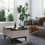 34 inch Wide Mid Century Modern Rectangle Table Ottoman - Image 10