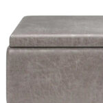 34 inch Wide Mid Century Modern Rectangle Table Ottoman - Image 17