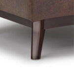 34 inch Wide Mid Century Modern Rectangle Table Ottoman - Image 23