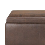34 inch Wide Mid Century Modern Rectangle Table Ottoman - Image 25