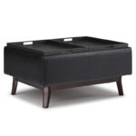 34 inch Wide Mid Century Modern Rectangle Table Ottoman - Image 28