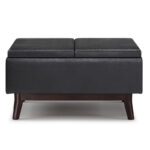 34 inch Wide Mid Century Modern Rectangle Table Ottoman - Image 32