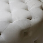 Meerna 24-inch Round Tufted Padded Ottoman (Optional Colors) - Image 4