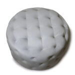 Meerna 24-inch Round Tufted Padded Ottoman (Optional Colors) - Image 6