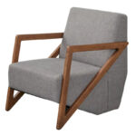 Pamela Mid-century Triangular Chair - Image 7