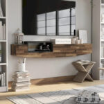 Contemporary 63-inch 1-Shelf Floating TV Console with Drawer and Lift-top Storage by - Image 19