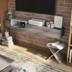 Contemporary 63-inch 1-Shelf Floating TV Console with Drawer and Lift-top Storage by - Image 5