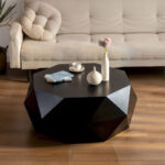 Three-dimensional Embossed Pattern Design American Retro Style Coffee Table - Image 26