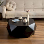 Three-dimensional Embossed Pattern Design American Retro Style Coffee Table - Image 5