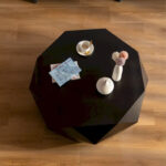 Three-dimensional Embossed Pattern Design American Retro Style Coffee Table - Image 7