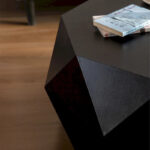 Three-dimensional Embossed Pattern Design American Retro Style Coffee Table - Image 8