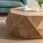 Three-dimensional Embossed Pattern Design American Retro Style Coffee Table - Image 19