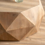 Three-dimensional Embossed Pattern Design American Retro Style Coffee Table - Image 20