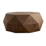 Three-dimensional Embossed Pattern Design American Retro Style Coffee Table - Image 22