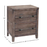 Asher 2-Drawer Nightstand - Image 7