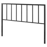 Kenvil Classic Queen Size Black Metal Headboard - Image 2
