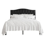 Classic Linen Button Tufted Upholstered Platform Bed - Image 27