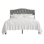 Classic Linen Button Tufted Upholstered Platform Bed - Image 23