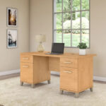 Somerset 60W Office Computer Desk with Drawers - Image 10