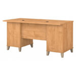 Somerset 60W Office Computer Desk with Drawers - Image 4