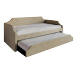 Elegance Linen Upholstered Twin Size Daybed with Trundle - Image 2
