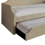 Elegance Linen Upholstered Twin Size Daybed with Trundle - Image 4