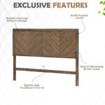 Piero Chevron Queen Headboard - Image 3