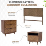 Piero Chevron Queen Headboard - Image 4