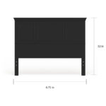 Bedford Black Queen Headboard - Image 7