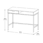Contempo 40 Desk with Drawer and Shelf - Image 2