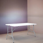 Folding Table Foldable Table Portable Collapsible Table Multipurpose Rectangular Resin Fold Up Table for Outdoor Camping - Image 6