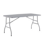 Folding Table Foldable Table Portable Collapsible Table Multipurpose Rectangular Resin Fold Up Table for Outdoor Camping - Image 29